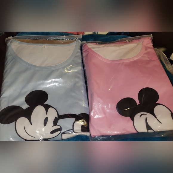 Disney Mickey Bundle Size 2XL 2 Pairs Pajamas 2 PJs  Retro - Picture 1 of 5